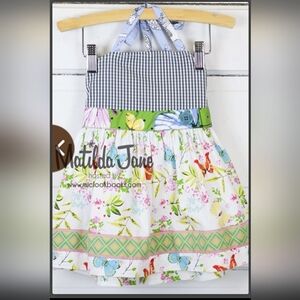 Matilda Jane Ginger Ellie Swing Top It's A Wonderful Parade Butterfly Size 8